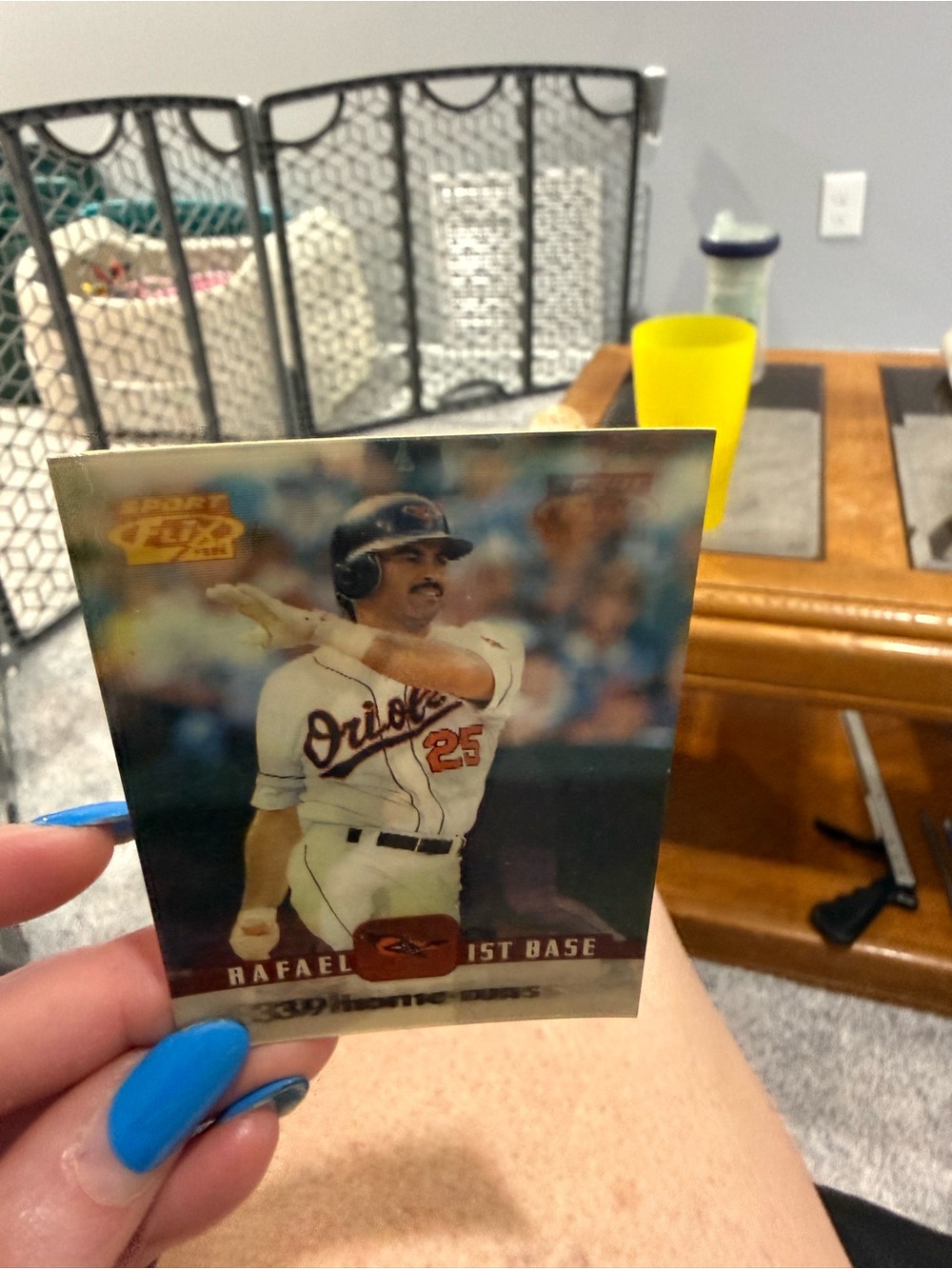 baseball 1996 Sportflix #29 Rafael Palmeiro , Baltimore Orioles